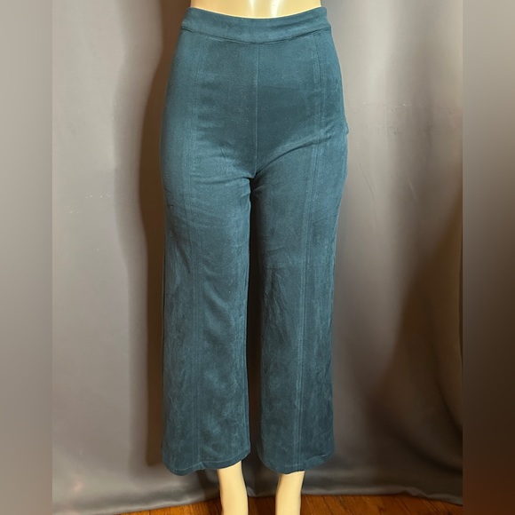 HONEY PUNCH Faux Suede Wide Leg Pants - Picture 3 of 11